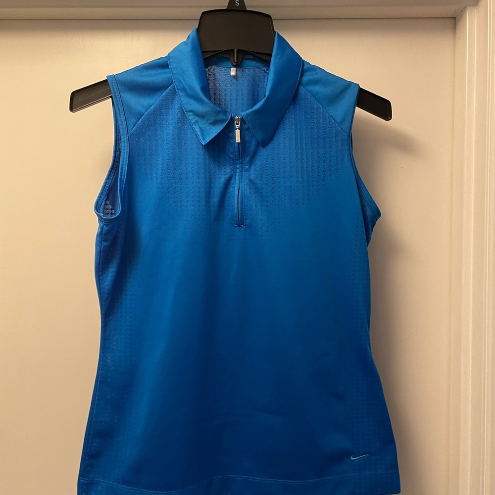 Nike Golf Sleeveless Women DriFit 1/4 Zip Small